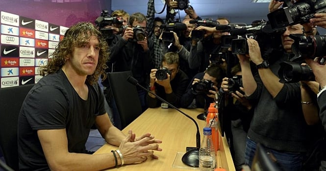 Puyol nói gì trong buổi họp báo chia tay?